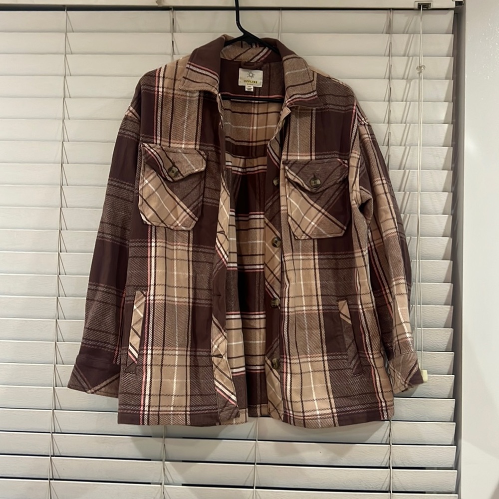 Oversized flannel rarely used